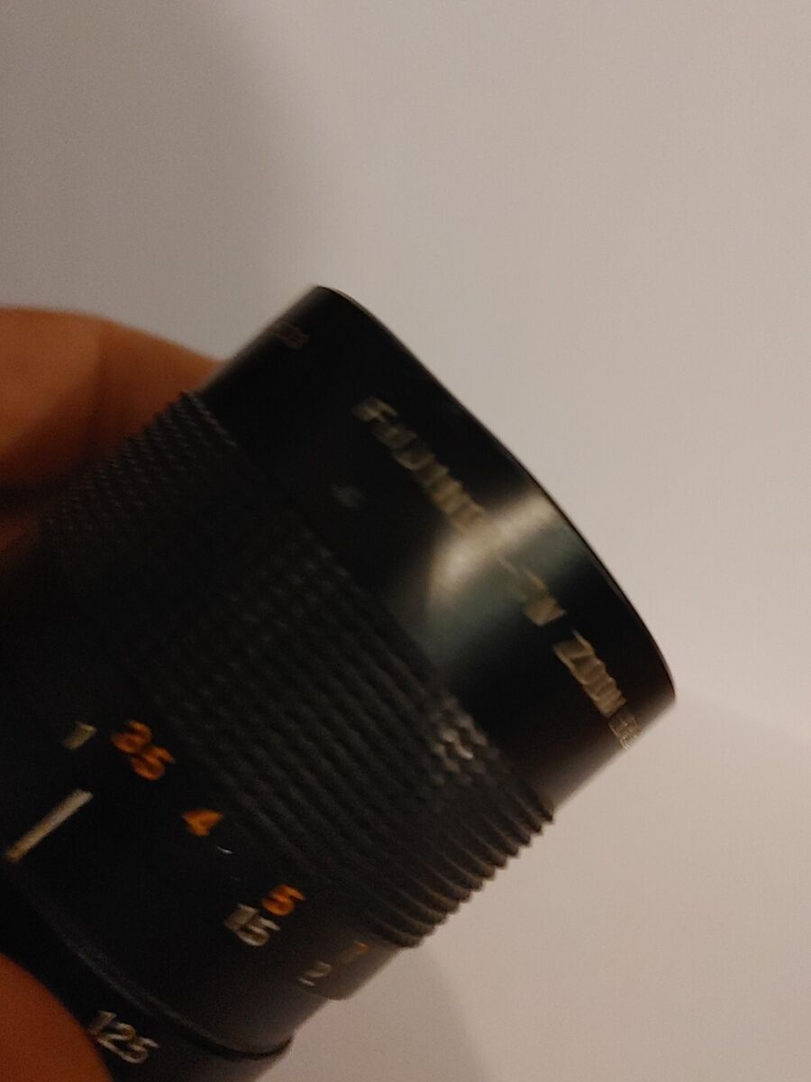Vtg AS-IS Fujinon-TV Zoom Camera Lens H6X12.5R 1:1.2/12.5 Vtg AS-IS Fujinon-TV Zoom Camera Lens H6X12.5R 1:1.2/12.5
