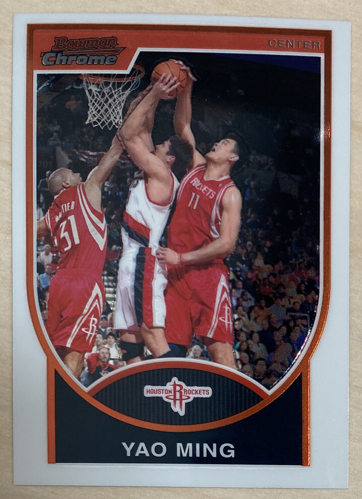 YAO MING - 2007-08 Bowman Chrome #11 - HOUSTON ROCKETS