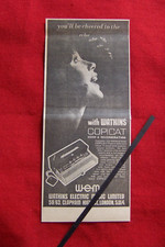 WEM COPICAT ECHO REVERB GUITAR EFFECTS UNIT 1964 ORIGINAL VINTAGE ADVERT