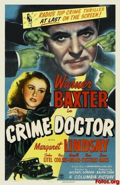 CRIME DOCTOR DVD SET 10 B&W Mystery Movies in dvd case 1943 to 1949