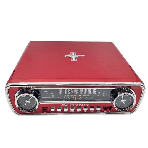 ION Ford Mustang Retro LP 4-in-1 Turntable Entertainment System Tested Works