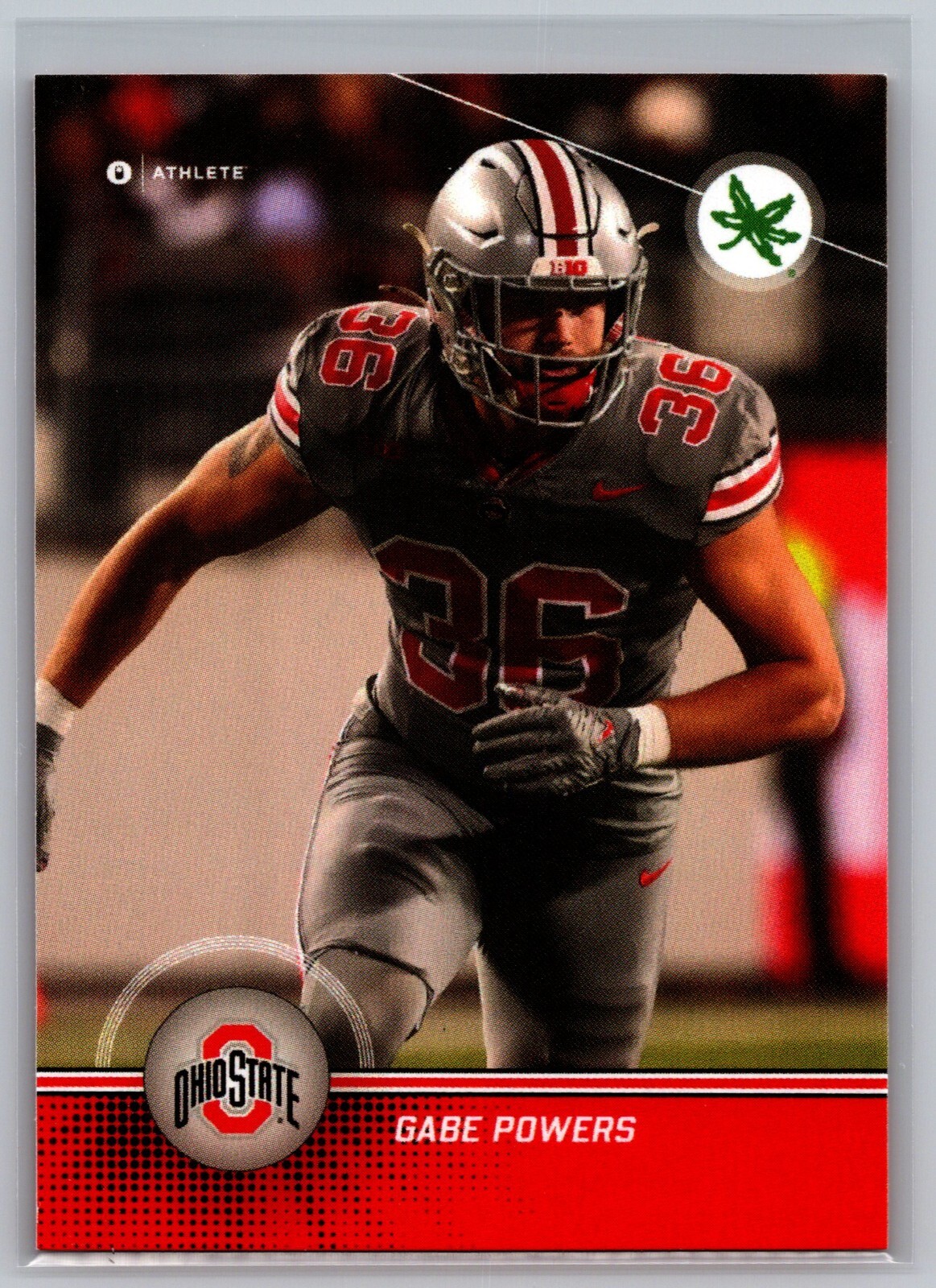 Gabe Powers 2024 ONIT Ohio State Buckeyes B-35 Football Trading Card OSU LB