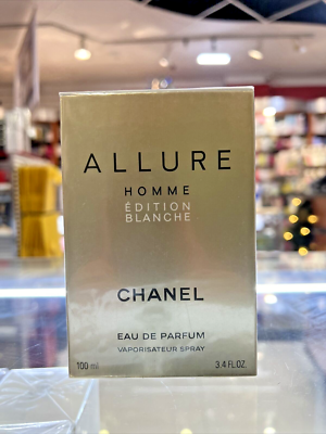 CHANEL Allure Homme Edition BLANCHE Eau de PARFUM Spray 3.4 CHANEL Allure Homme Edition BLANCHE Eau de PARFUM Spray 3.4