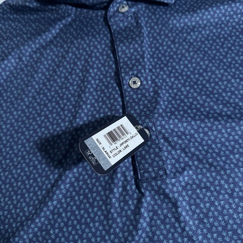 Johnnie-O Featherweight Prep-Formance Men's Size XL Lake Gallo Golf Polo Shirt - Picture 10 of 11