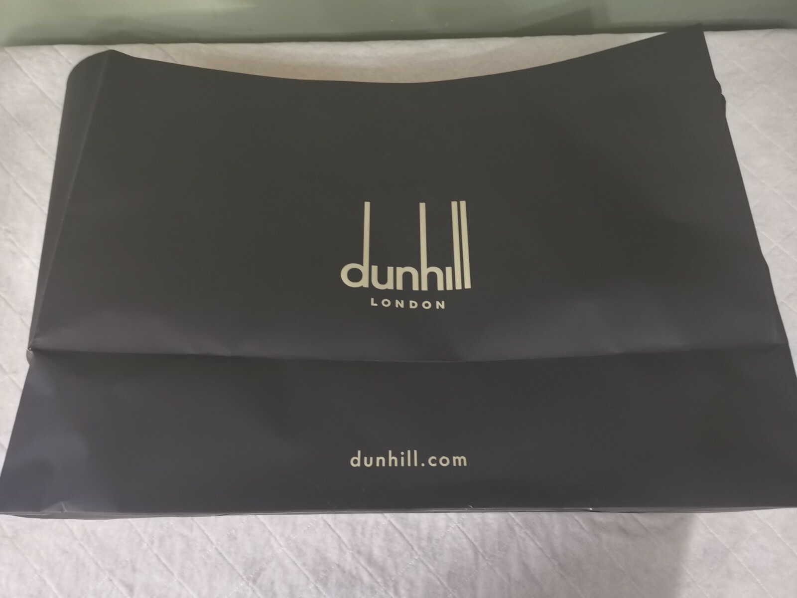 Dunhill Navy Leather Super Slim Doc Case - Luxury Gift Box Included image 8