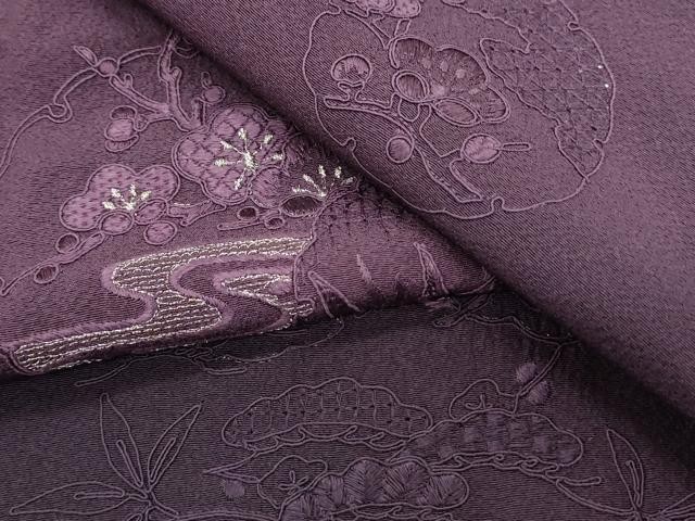 Kimono japonés tres grandes bordados Swatow ropa de visita completa