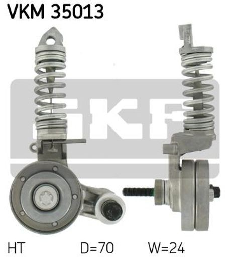 Aux Belt Tensioner fits VAUXHALL CASCADA 1.4 2013 on Drive V-Ribbed SKF 1340085 - Image 41