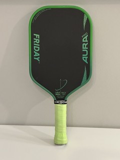 FRIDAY Aura Pro Gen IV Pickleball Paddle 16mm Elongated Terra (Green) Used