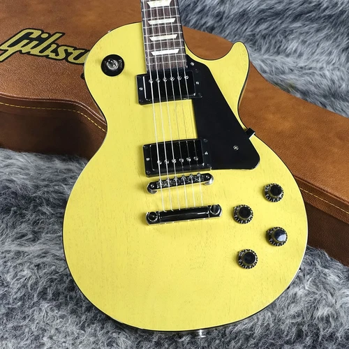 Gibson Les Paul Standard 50s Mahogany Top TV Yellow #GGdid