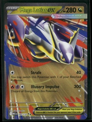 Mega Latias ex - Holo Double Rare ME01: Mega Evolution 100/132 NM
