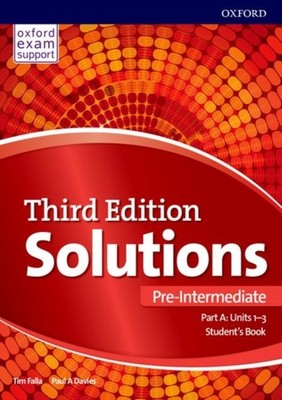 Solutions: Pre-Intermediate: Student's Book A Units 1-3 by Paul Davies