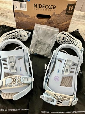 Nidecker Kaon-W Gray Snowbard Bindings - Size Sm / Women's 5.5-6