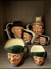 Royal Doulton Character Jugs Toby Philpotts Small and Miniature