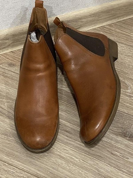 Women Dune Boots Brown Leather 39 #3OAG