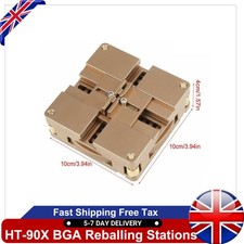 Stazione di rilavorazione in metallo BGA 90*90mm con impugnatura porta stencil