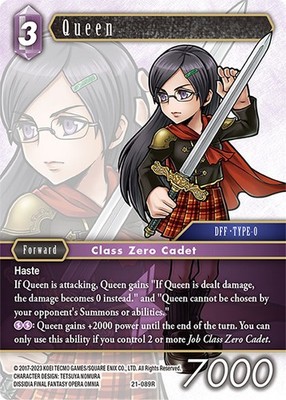 Queen [Final Fantasy TCG] Trading Card - SQUARE ENIX [NEAR MINT] 21-089R