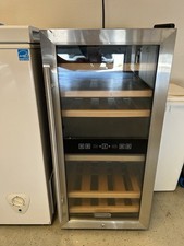 Koldfront Dual Zone Wine Fridge Stainless Steel Glass Digital LED 5 Shelves