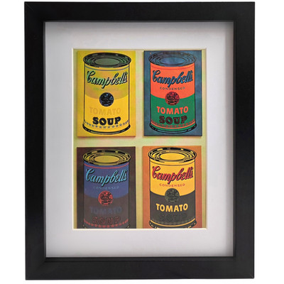 ANDY WARHOL Four Campbell s Soup Cans New Frame NYC Americana Pop Art Print