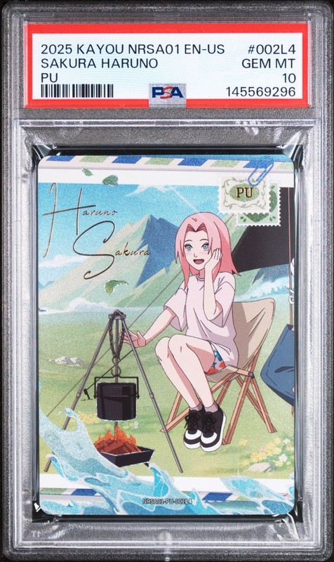 PSA 10 2025 KAYOU NARUTO NRSA01 HEAVEN SCROLL SERIES 1 PU 002L4 SAKURA HARUNO