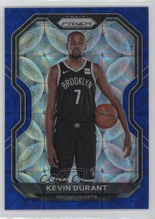 2020-21 Panini Prizm Choice Blue Prizm 14/49 Kevin Durant #81 hs9
