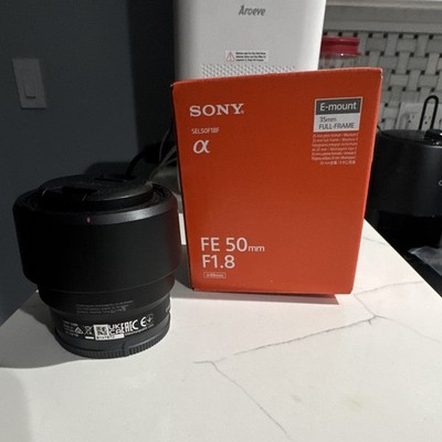 Sony FE 50mm f/1.8 E-Mount Full Frame Standard Lens SEL50F18F