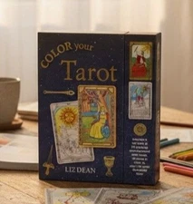Color Your Tarot Deck Book Set Liz Dean Intuitive