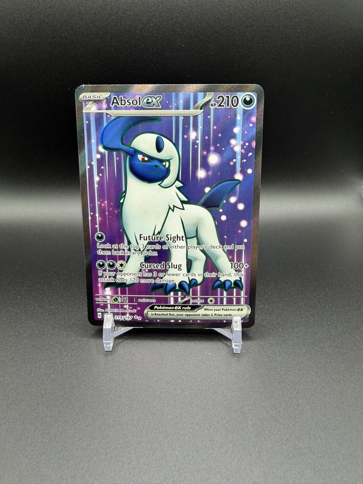 Absol ex - 214/197 - Full Art Rare SV03: Obsidian Flames - Pokemon 2023 - NM