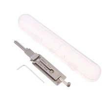 2 In 1 Stainless Steel Key Decoder Precision Hook And Pickup Hand Tool Pickup