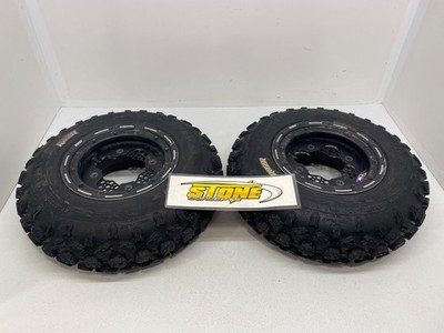 FRONT DWT BEADLOCK WHEELS 10X5 4-1 4/144 RAZR TIRES HONDA TRX450R TRX250R SUZUKI