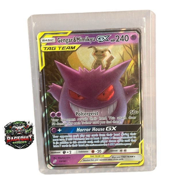 Gengar & Mimikyu GX 53/181 Sm-Team Up Holo