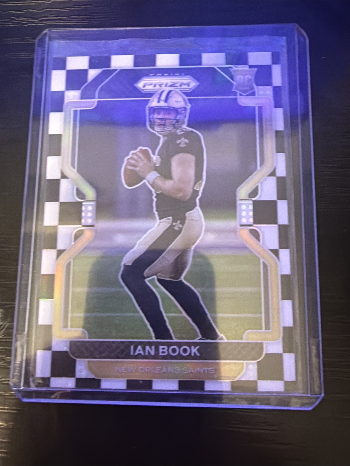 2021 Panini Prizm - Rookie Ian Book #357 Black & White Checker Prizm (RC)