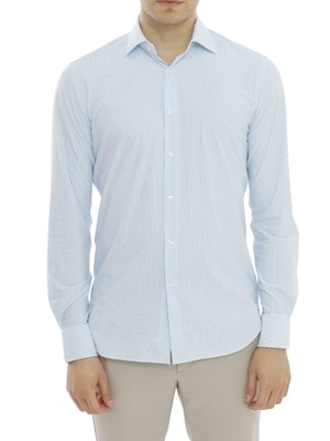 Xacus Taylor Active Shirt White-Blue