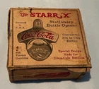 Vintage Starr X Coca Cola Coke Stationary Wall Bottle Opener Unused in Box