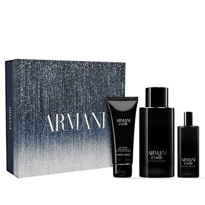 Cologne 7 Fl Oz Set Armani Beauty Code Eau de Parfum Men s Mens 3-Piece Value