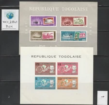 WC1_21841.FRENCH COL.:TOGO. Lot of 1960s souvenir sheets. MNH