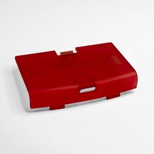Game Boy Advance GBA USB-C Compatible CLEAR RED Battery Cover