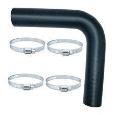 Gasoline Fuel Filler Neck Hose 1.5 inches Inside 90 degree 1.5" ID 15 7/8"