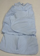 NEW Halo Sleep Sack Swaddle Blue Cotton Newborn 0-3mo