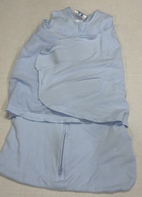 NEW Halo Sleep Sack Swaddle Blue Cotton  Newborn 0-3mo