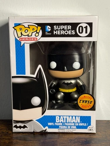 Batman Funko POP! Heroes #01 Chase Metallic