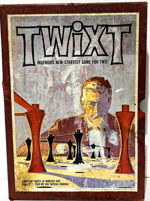 Twixt - Board Game - Bookshelf Edition - 3M - Strategy  Critical Thinking - 1962
