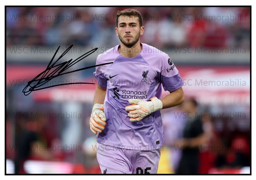 11313. Harvey Davies Signed Pictures (A4 Prints) Liverpool Crewe Crawley