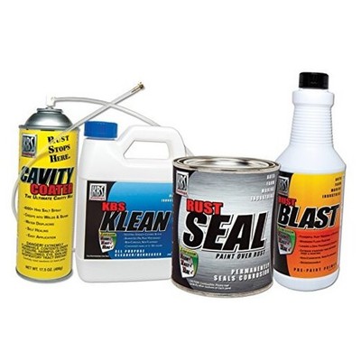  57201 Ultimate Frame Coater Kit, Inside Out Rust Protection for Gloss Black