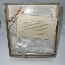 Something Old Something Christening Bonnet To Wedding Hankie Keepsake