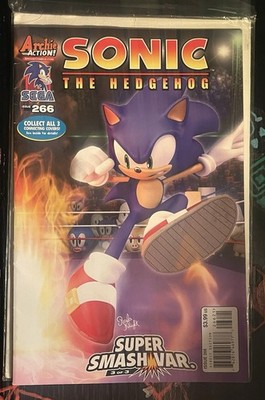 Sonic The Hedgehog Comic #266 -Super Smash Variant (Archie Comics 2015)