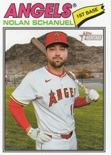 2026 Topps Heritage Nolan Schanuel #117 Angels