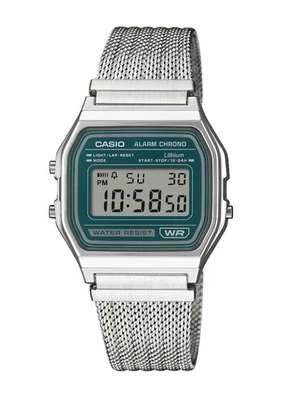 CASIO A158WEM-3EF Vintage Iconic Collection Milanaise-Band - Bild 1 von 2