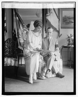 Coolidge & Mrs. Coolidge,August 1923,Calvin Coolidge,President of United States