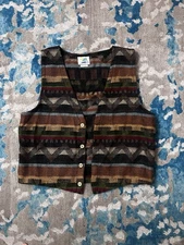 Vintage Multicolor Southwestern BohoVest