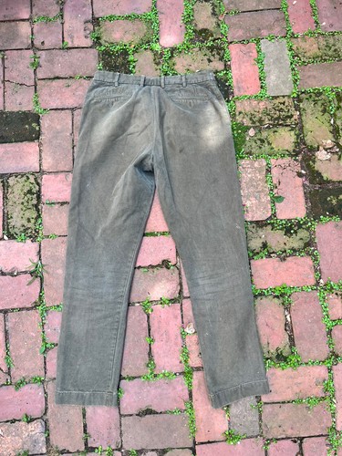 Sid Mashburn Sport Trouser - Size 34 Olive Canvas (33 x 32.5 Actual)